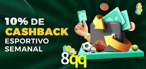 10% de bônus de cashback na 8qq
